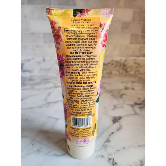 Orchard & Vine Lemon Verbena Hand & Body Lotion 6 Fl Oz Sealed Tube - Picture 2 of 6